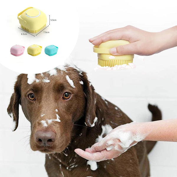 Dog Brush Massager Bath